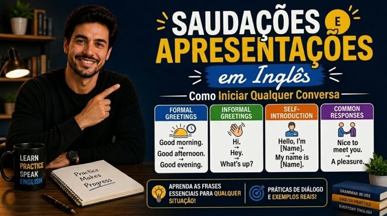 Cumprimentos e Apresentações em Inglês — Como Começar Qualquer Conversa