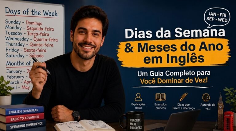 Dias da Semana e Meses do Ano em Inglês