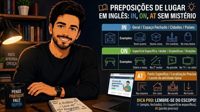 Preposições de Lugar em Inglês