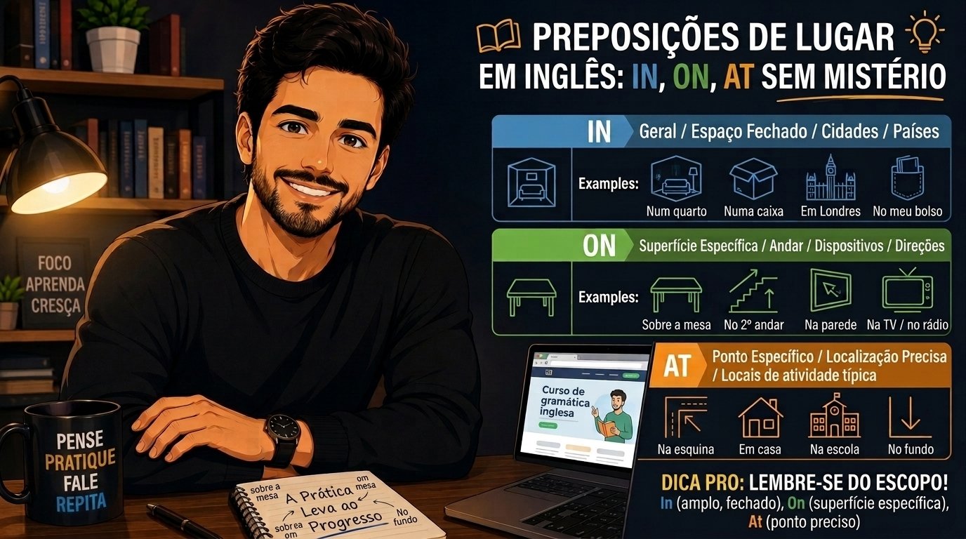 Preposições de Lugar em Inglês