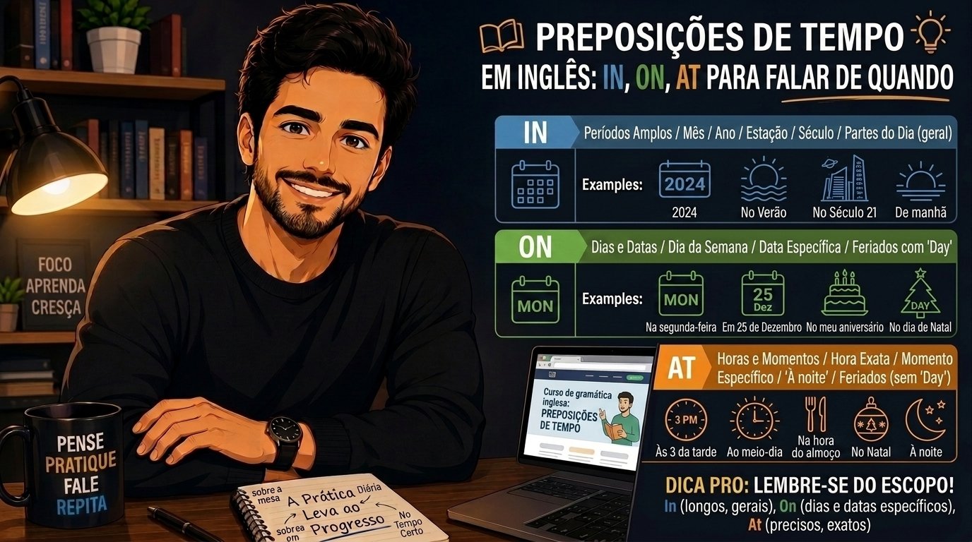 Preposições de Tempo em Inglês