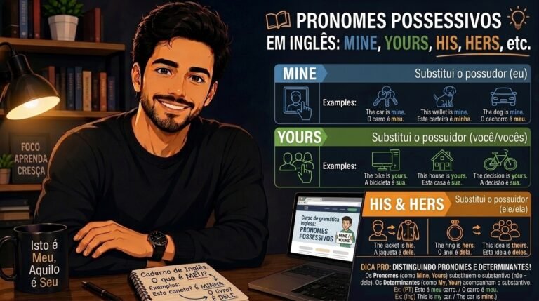 Pronomes Possessivos em Inglês