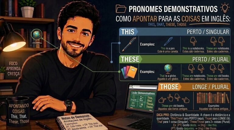 This, That, These e Those em Inglês
